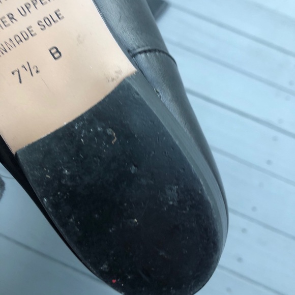 Lord&Taylor black genuine Italian Leather boot 7.5 - Picture 7 of 8